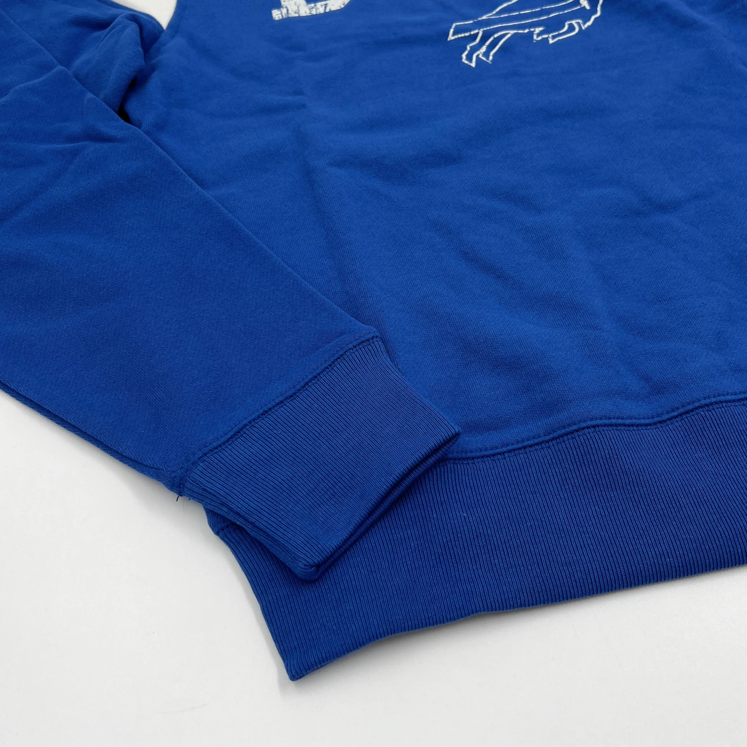 '47 Brand Buffalo Bills Jetty Blue and Cream Groundbreak Crewneck