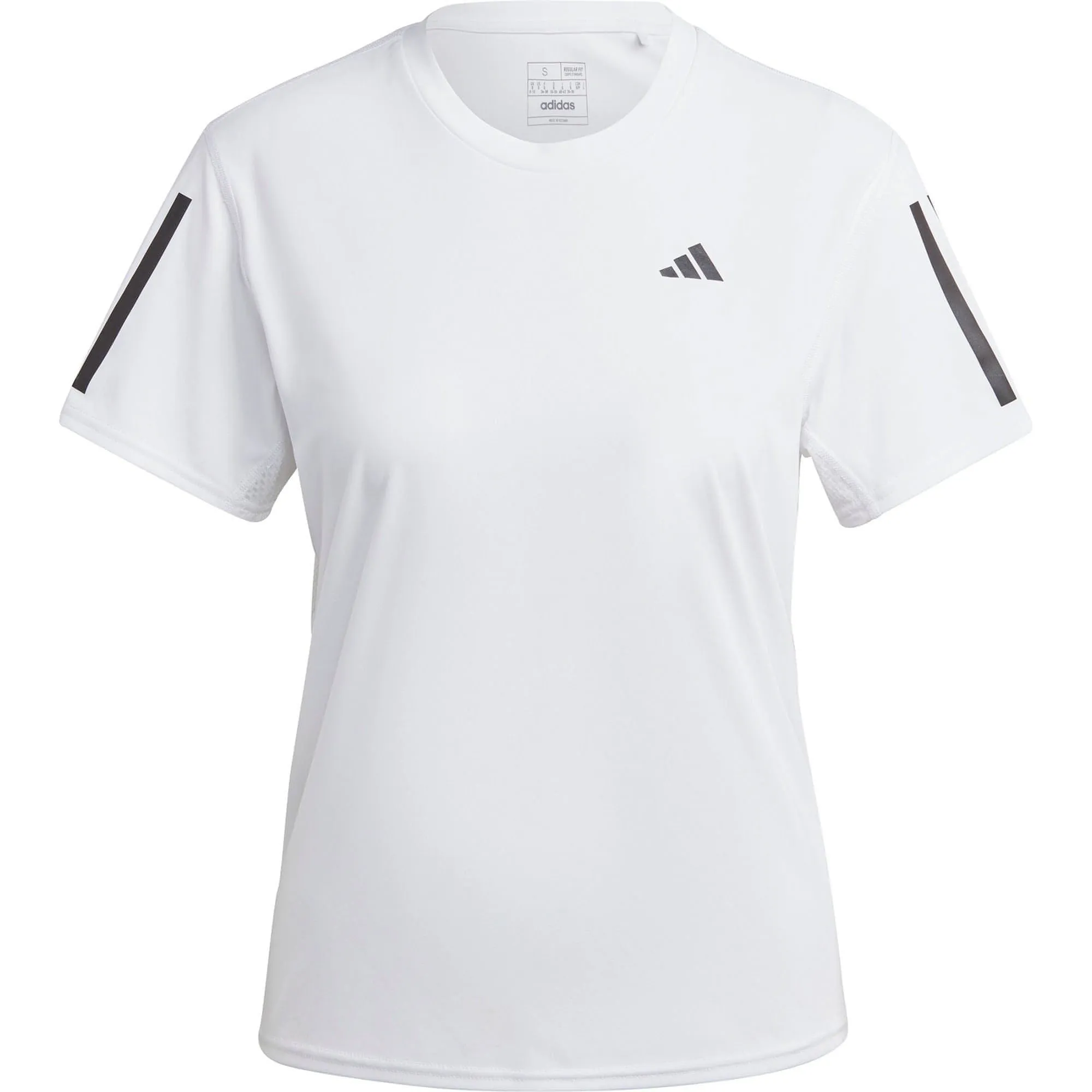 adidas Own The Run Short Sleeve Womens Running Top - White