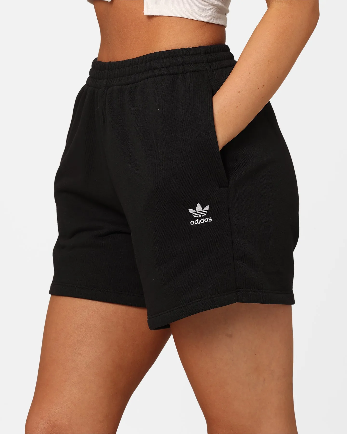 Adidas Women's Adicolour Essentials French Terry Shorts Black