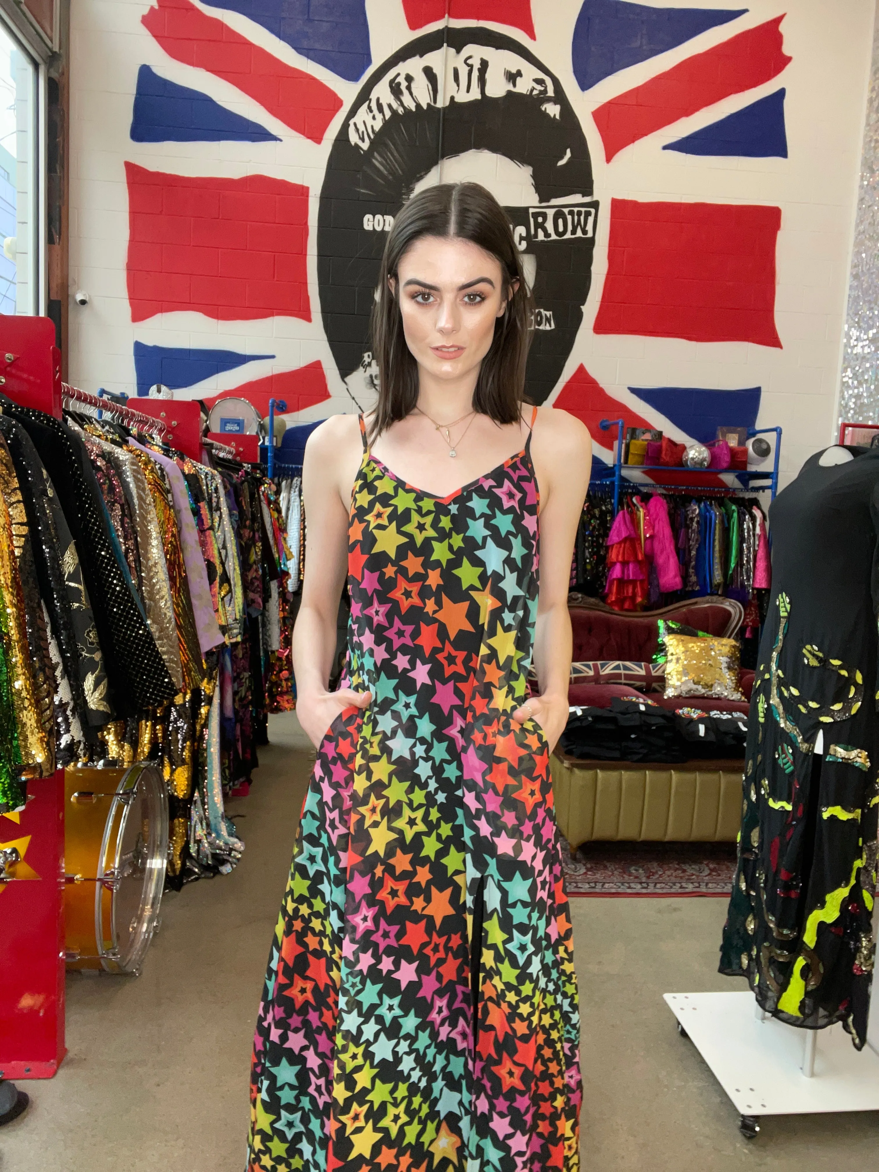 Any Old Iron Rainbow Star Dress