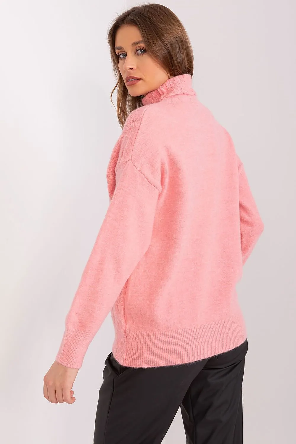 A.T. Casual European Women's Turtleneck Sweater-model 189898