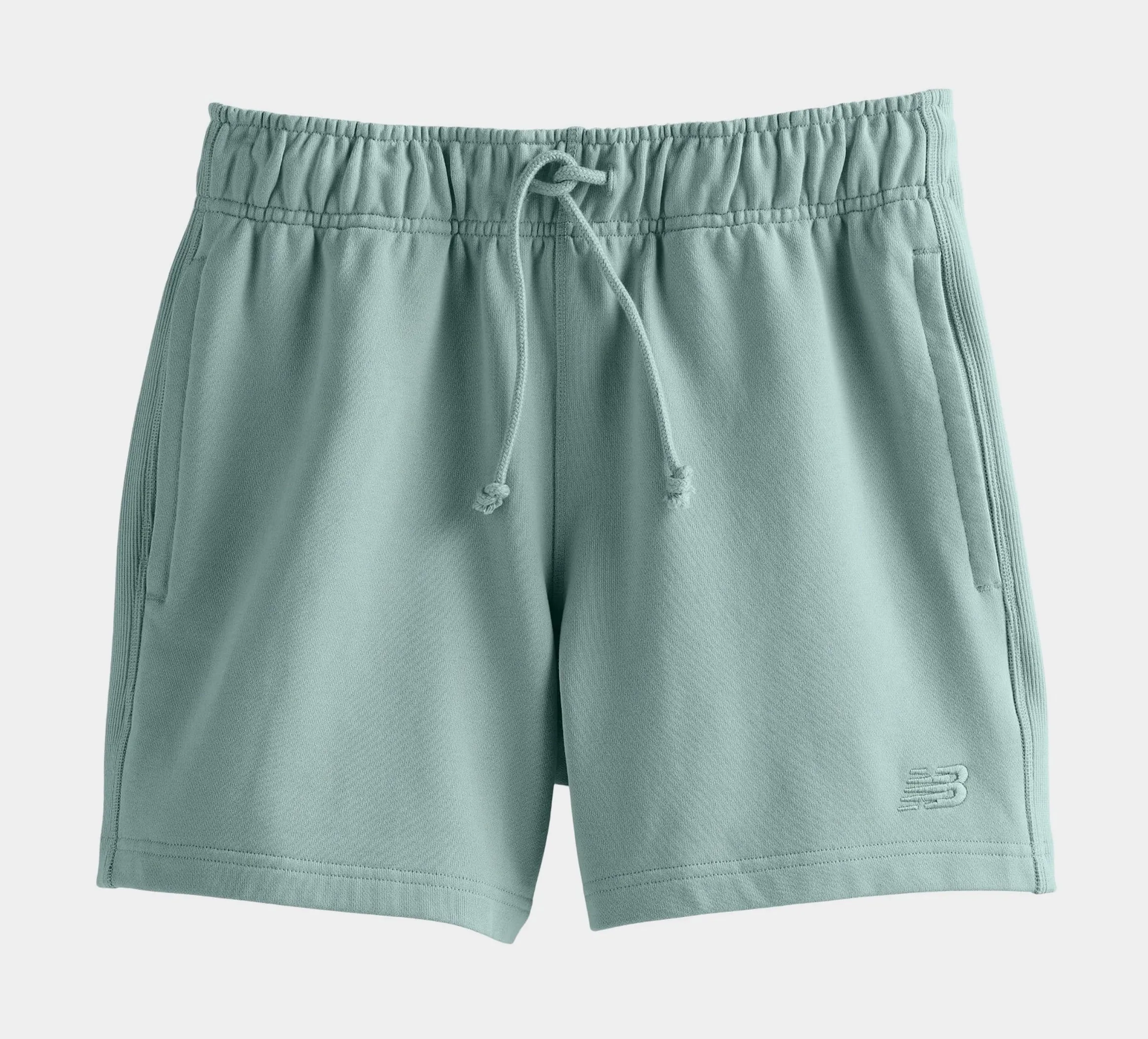 Athletics French Terry 5" Mens Shorts (Green)