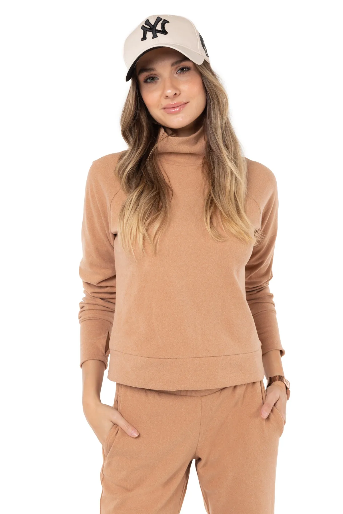 Aura Mock-Neck Long Sleeve