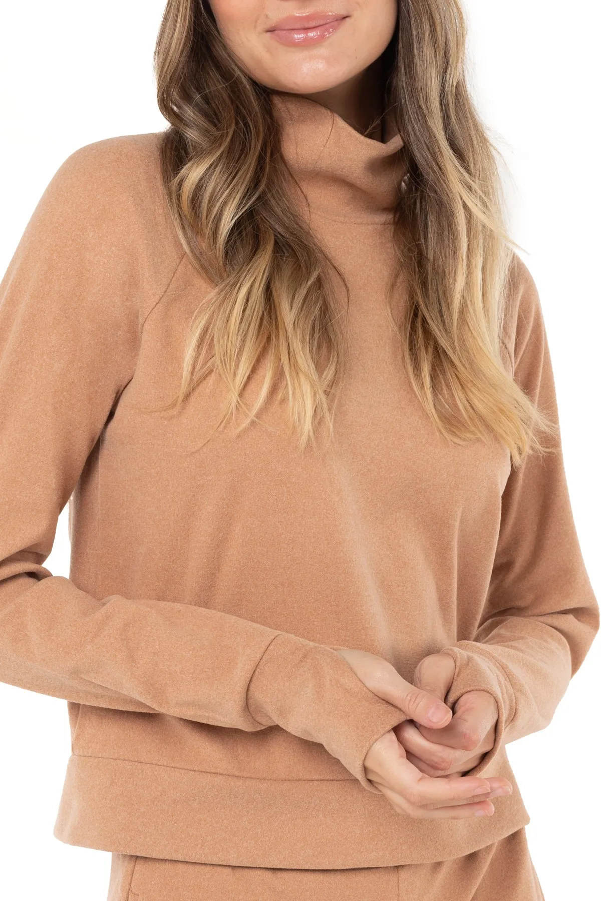 Aura Mock-Neck Long Sleeve