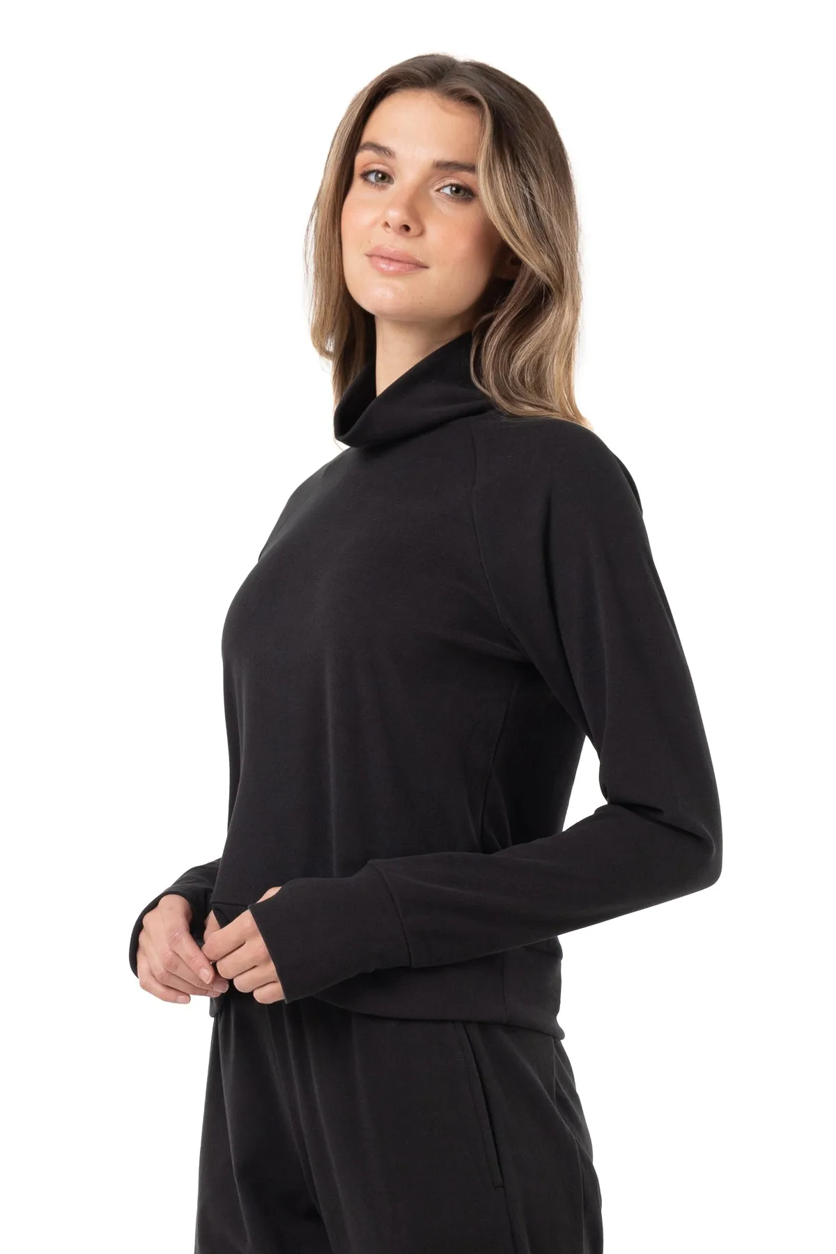 Aura Mock-Neck Long Sleeve