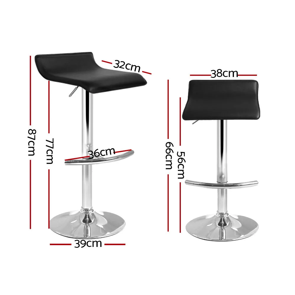 Bar Stools Set of 4 - Black