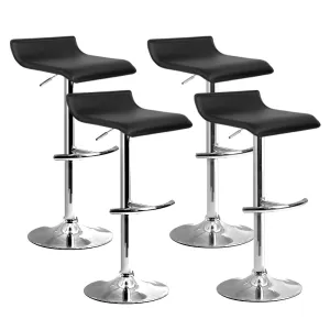 Bar Stools Set of 4 - Black