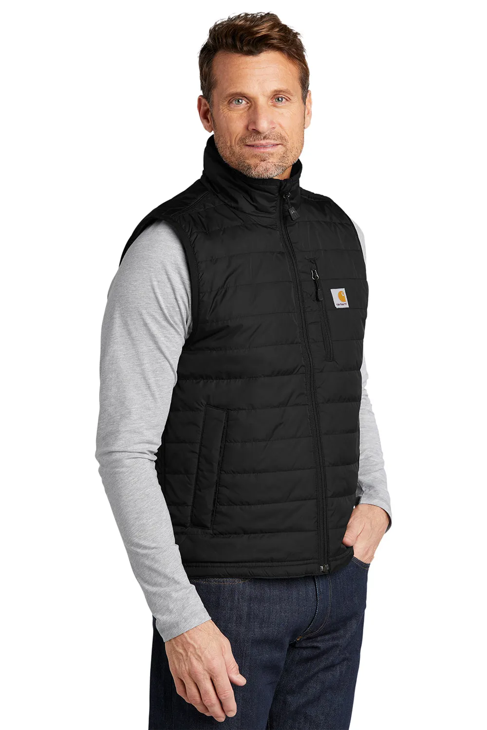 Carhartt Mens Gilliam Full Zip Vest - Black