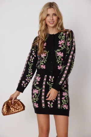 Cecilia Floral Cardigan