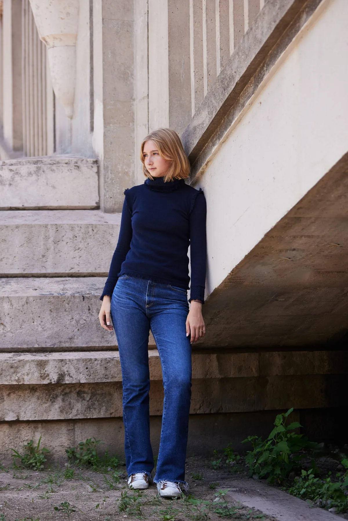 COCO Turtleneck - Navy