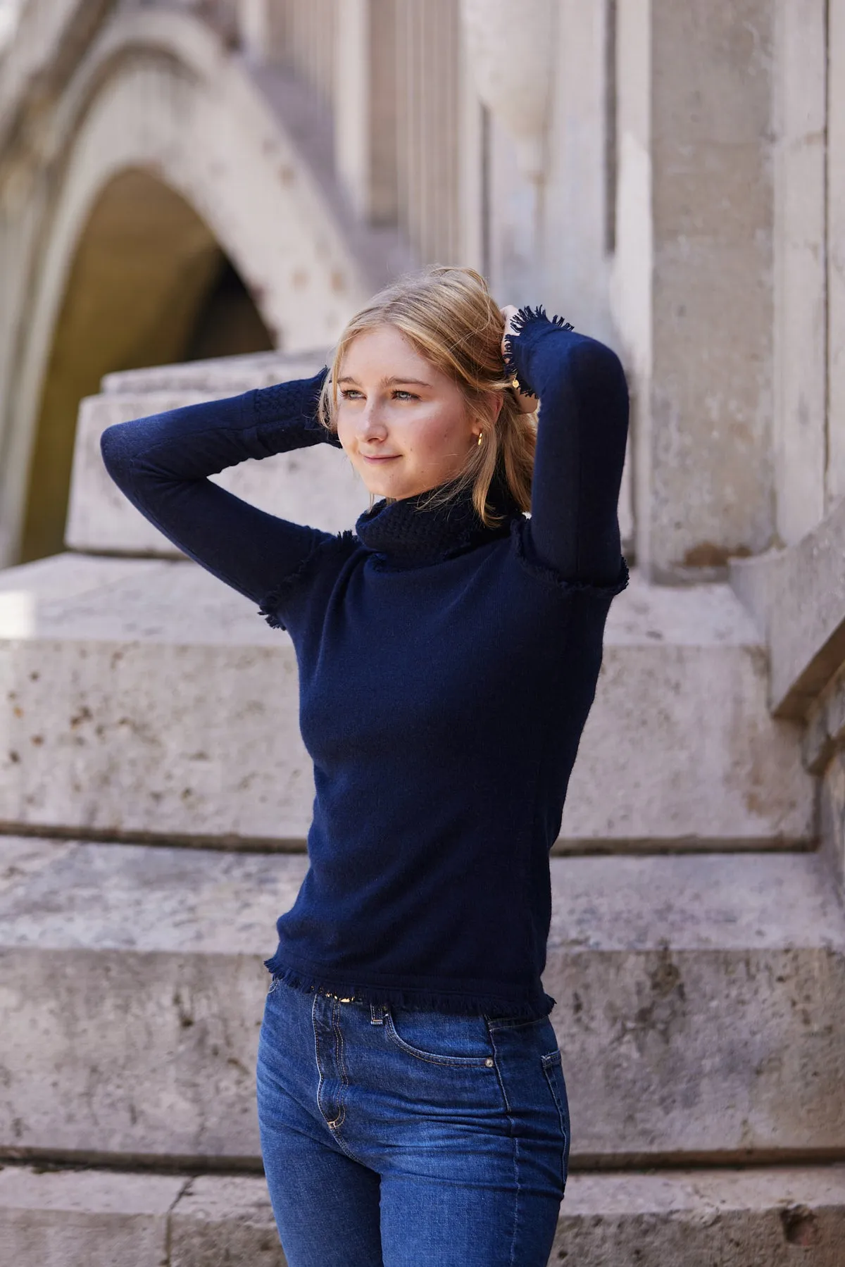 COCO Turtleneck - Navy