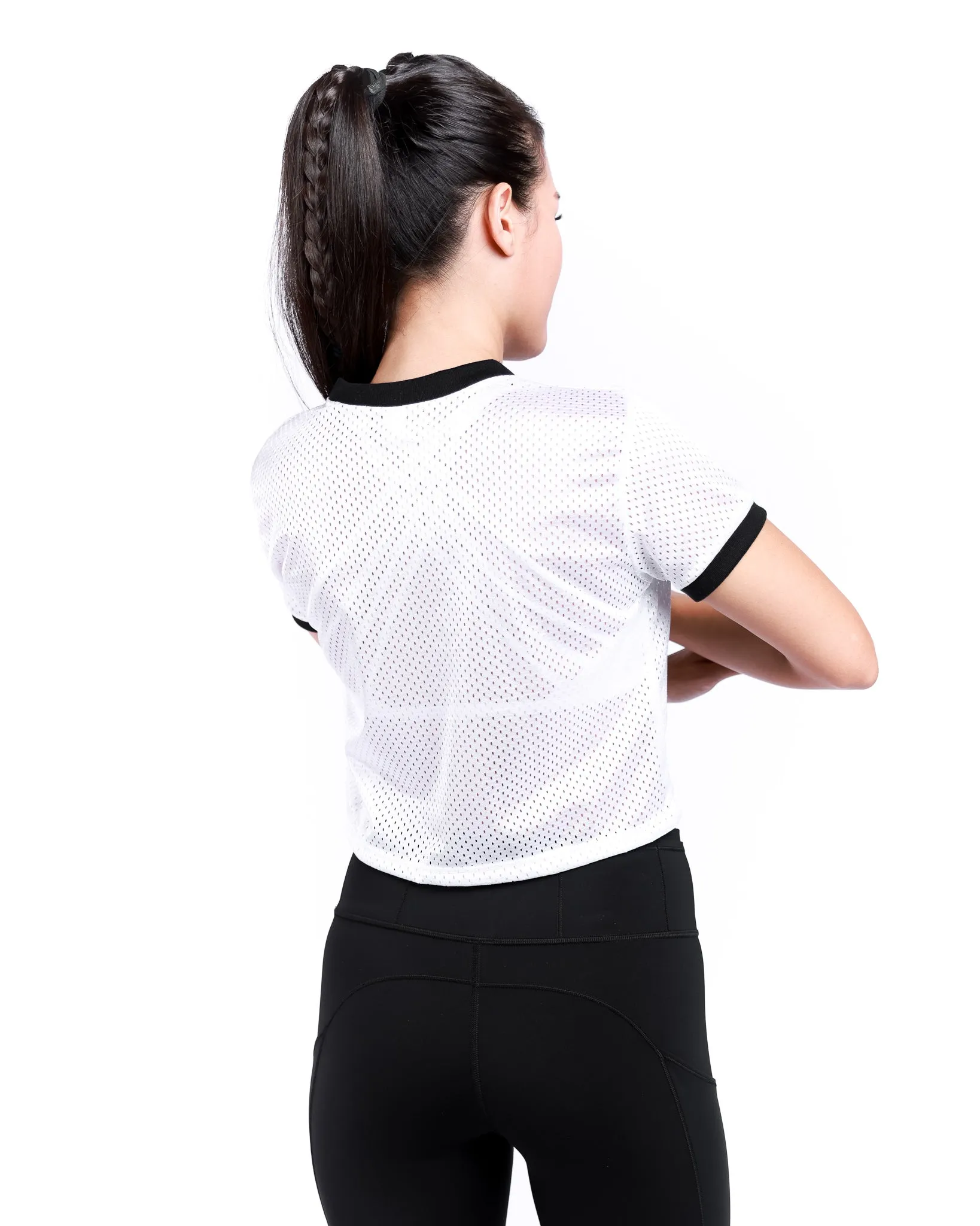 CruCycle Mesh Cropped Tee