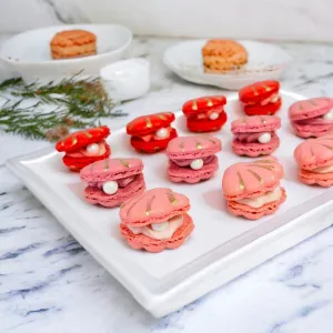 Customizable Seashell Macarons