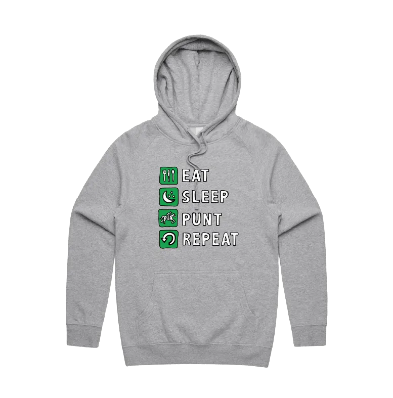 Eat Sleep Punt Repeat 🏇 - Unisex Hoodie