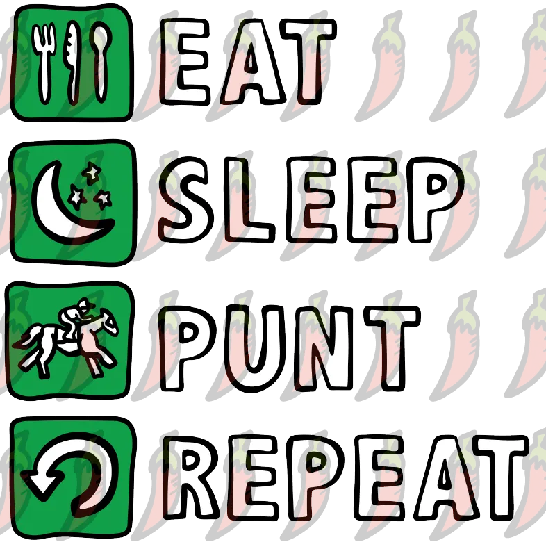 Eat Sleep Punt Repeat 🏇 - Unisex Hoodie