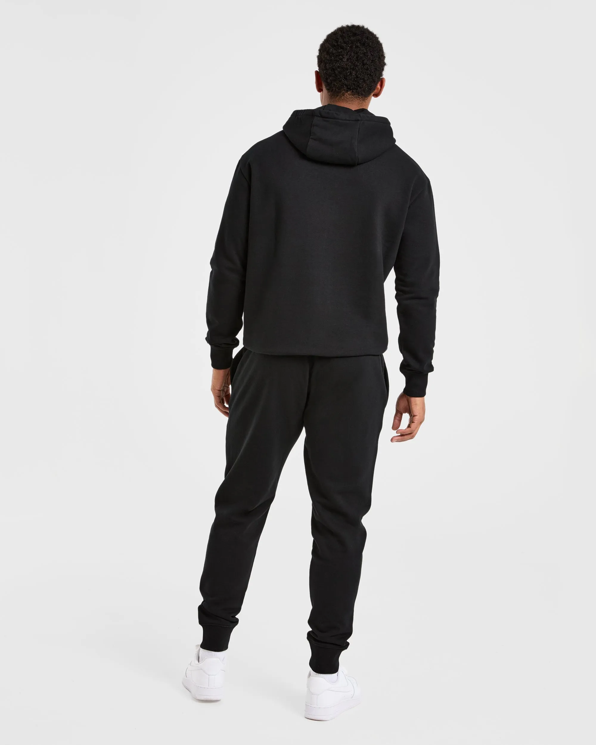 Essential Lightweight Hoodie - Black