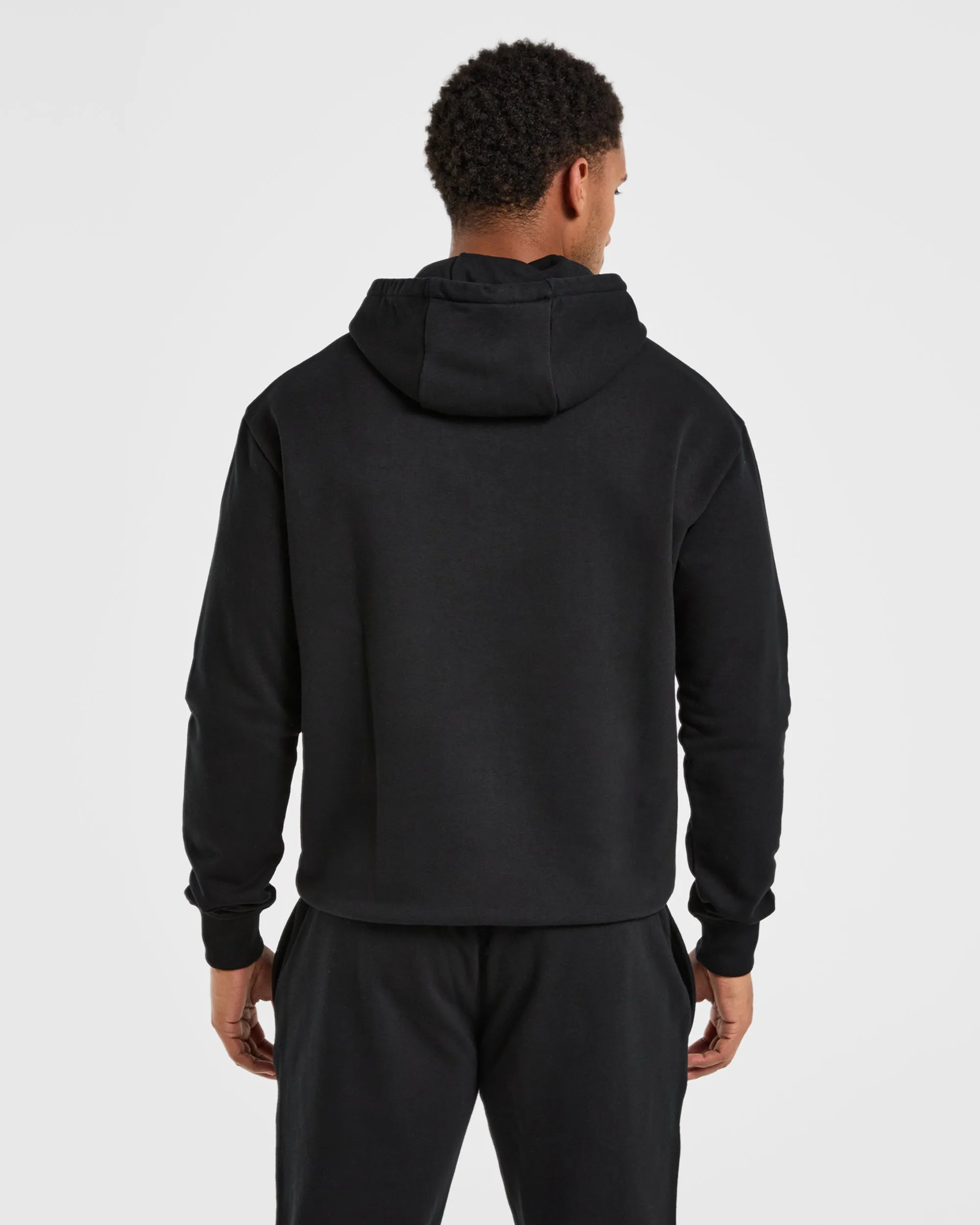 Essential Lightweight Hoodie - Black