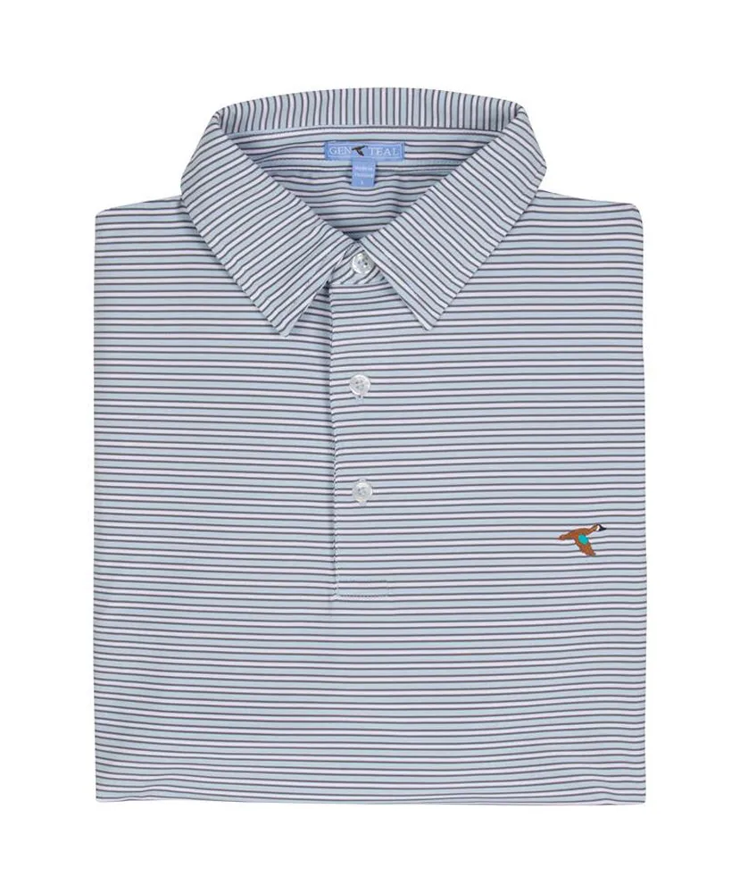 GenTeal - Harbor Stripe Polo - P9