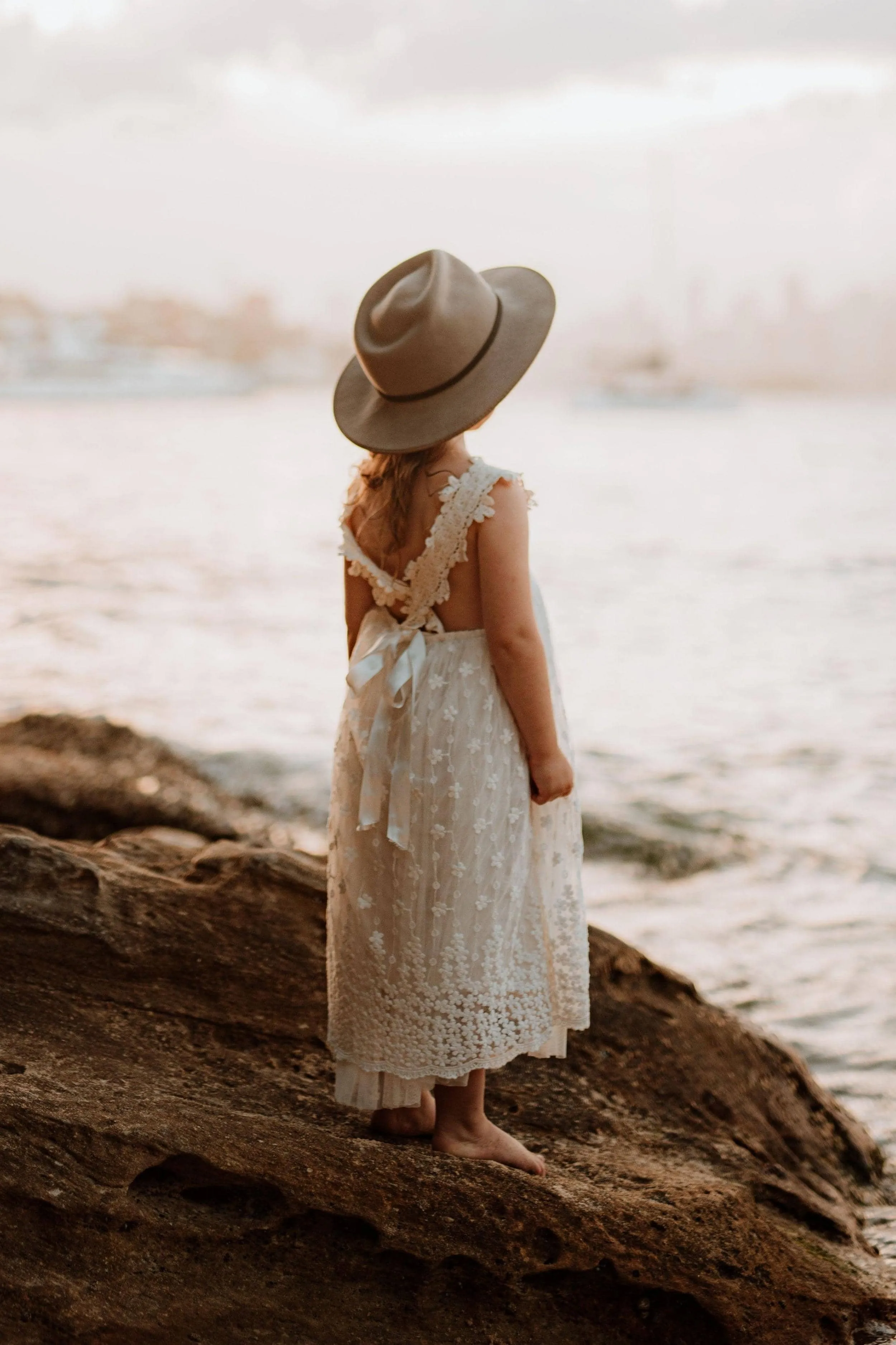 Harper Lace Flower Girl Dress- Holy Communion Dress