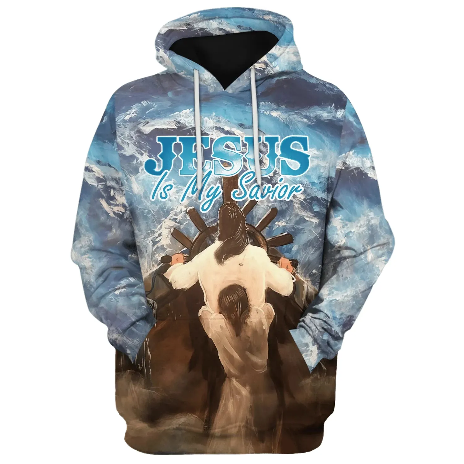 Jesus Is My Savior Hoodies Jesus Hoodie Men & Women Christian Hoodie 3D Printed Hoodie