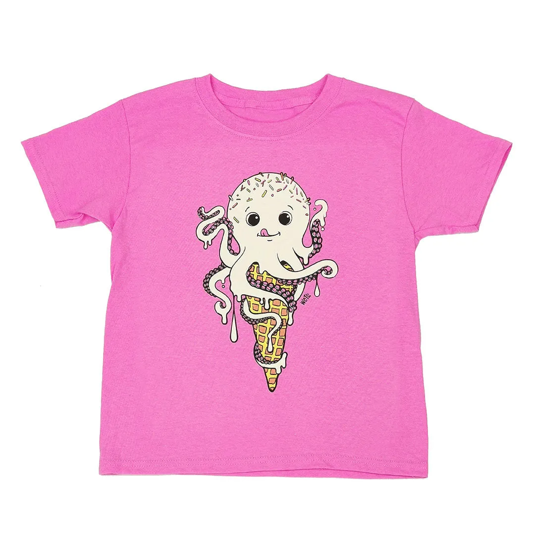 Kid's Ice Cream Octopus T-shirt