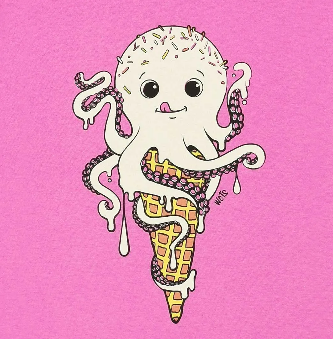 Kid's Ice Cream Octopus T-shirt