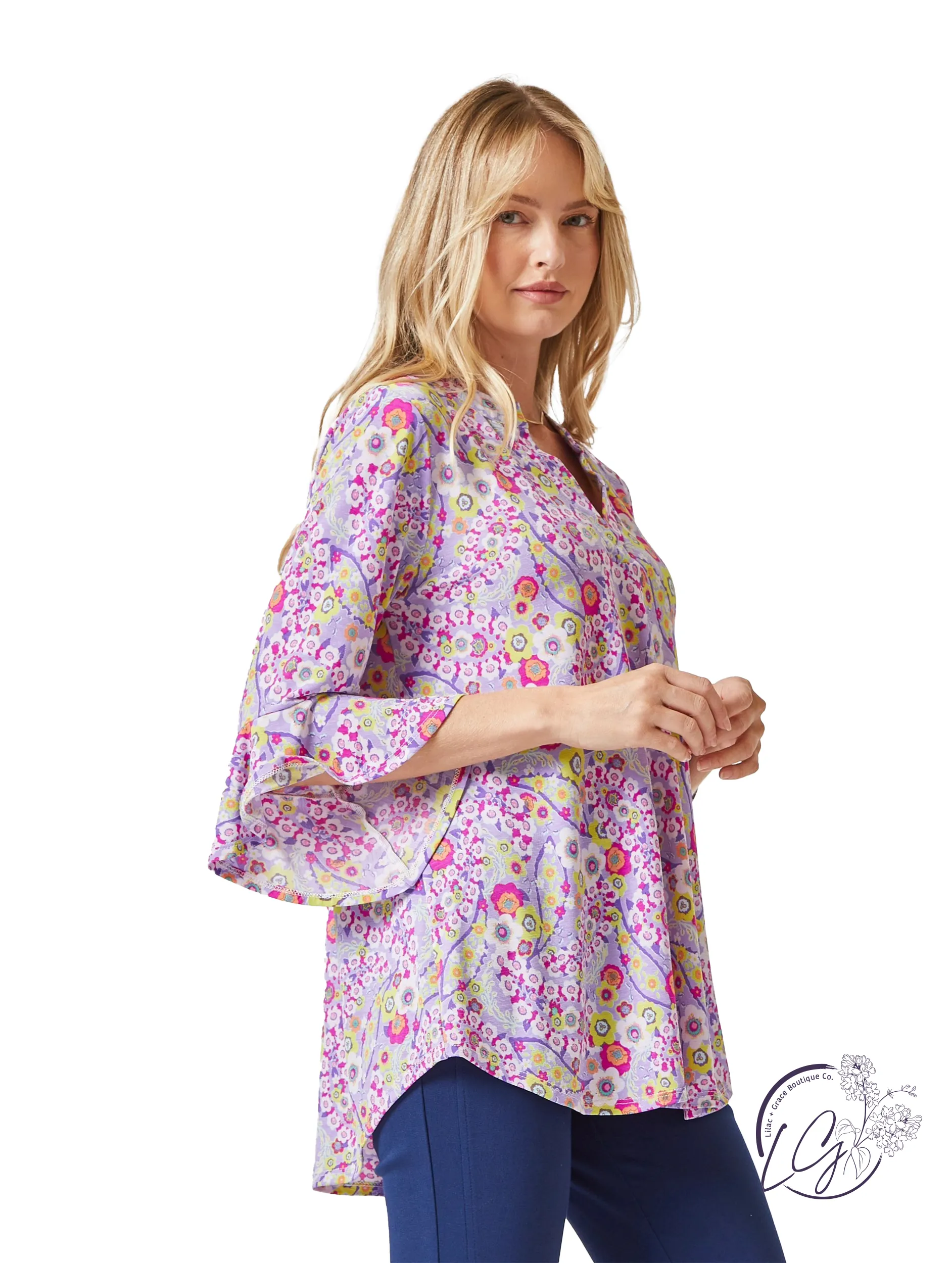 Lavender Faith Blouse