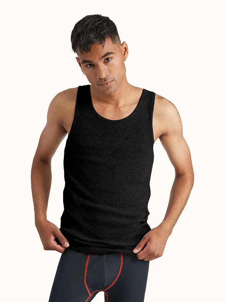 Men's A-Shirt Tank Top Assorted Colors (3 Pack)