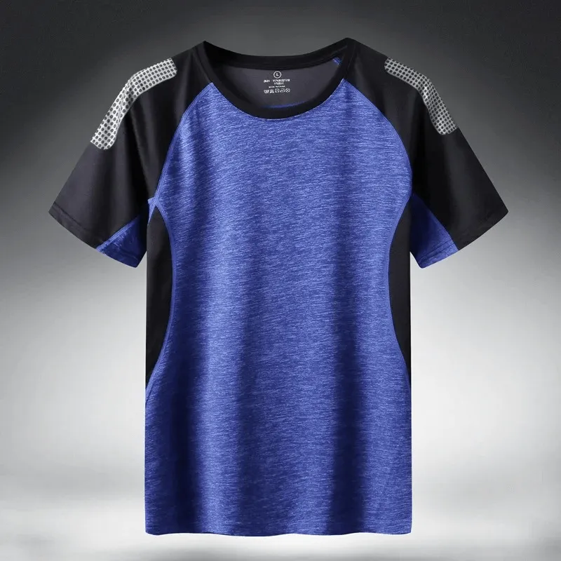 Men's Quick Dry Athletic T-Shirt with Breathable Mesh - SF1964