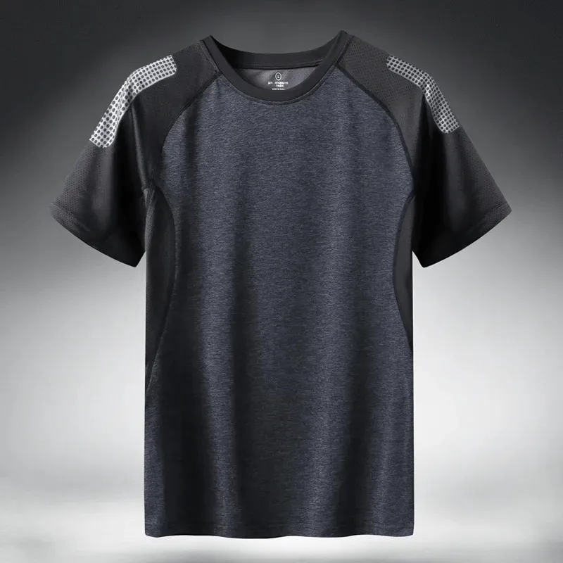 Men's Quick Dry Athletic T-Shirt with Breathable Mesh - SF1964