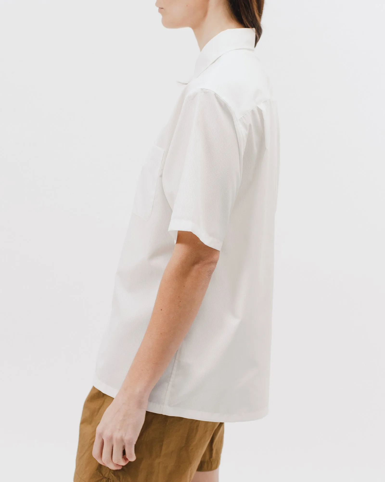 Mesh SS Shirt - Natural White W