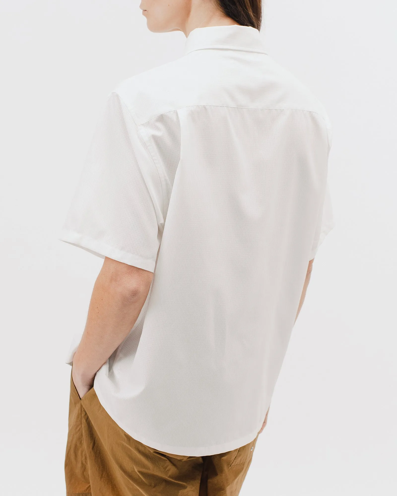 Mesh SS Shirt - Natural White W