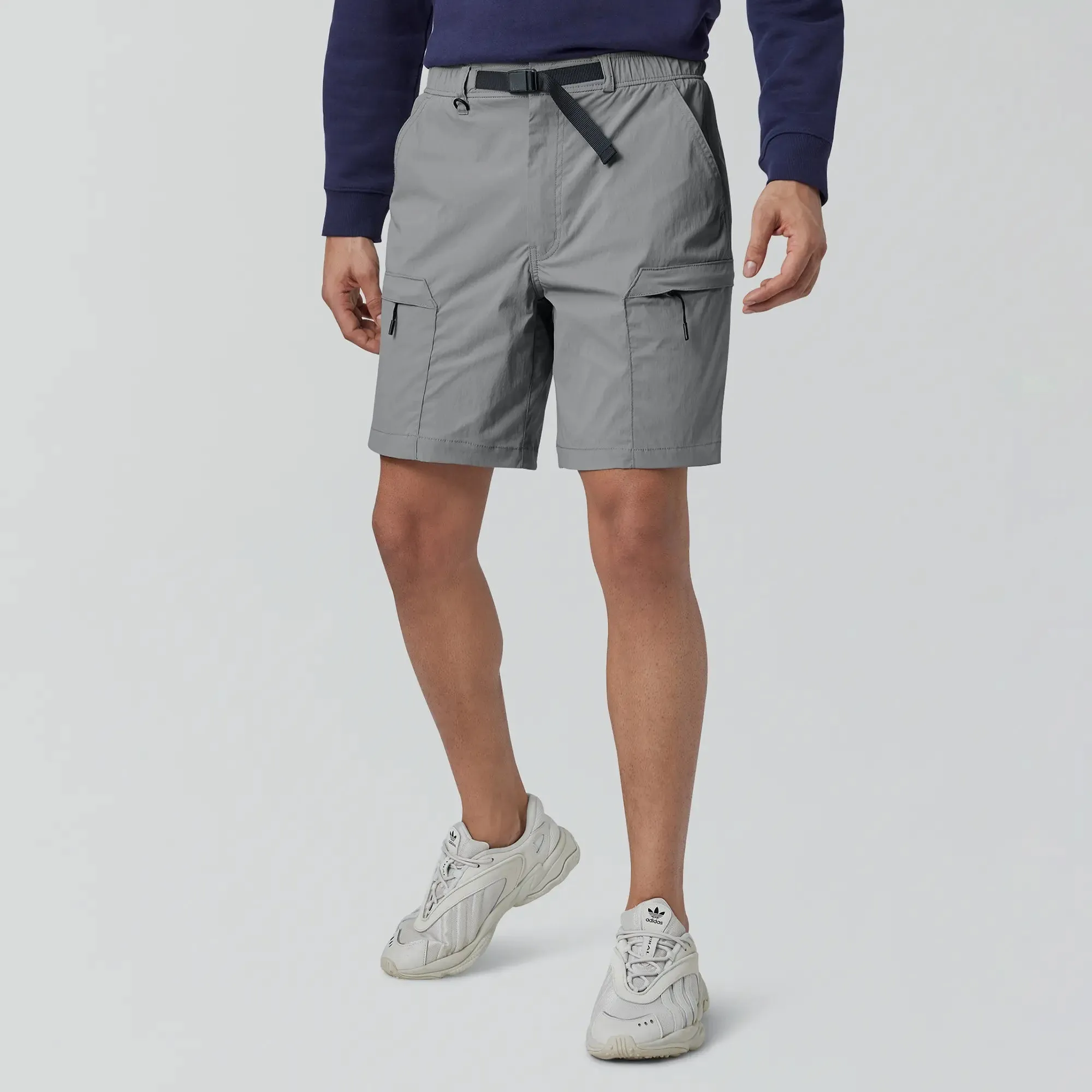 Moveo Cargo Shorts Ash Grey