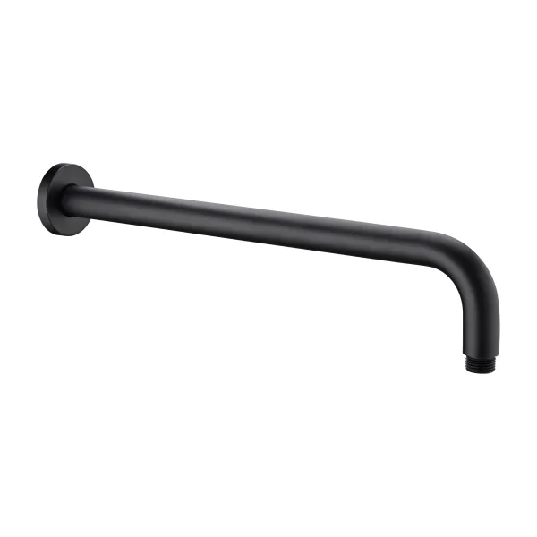 Nero Round Shower Arm 330m Length Matte Black