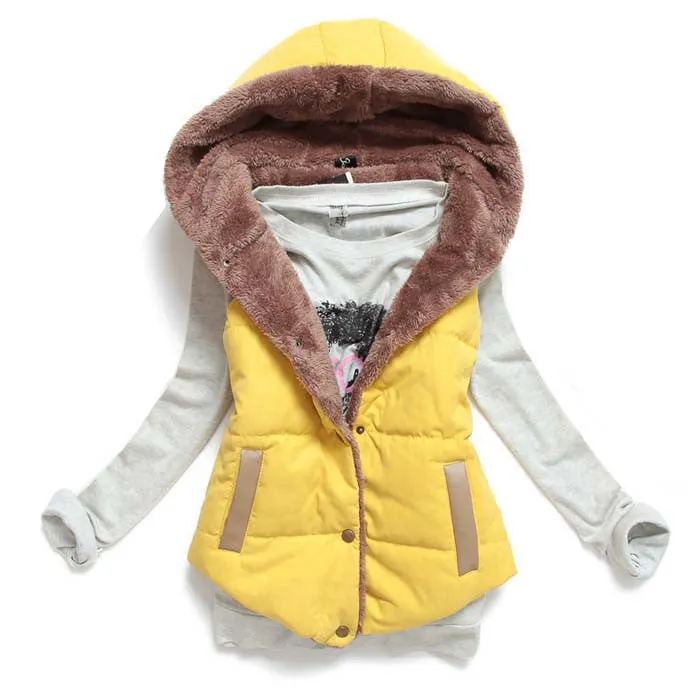 New Hot Women Vests Plus Size Sleeveless Vest Femininas Cotton Vests Hoody jacket Women Waistcoat