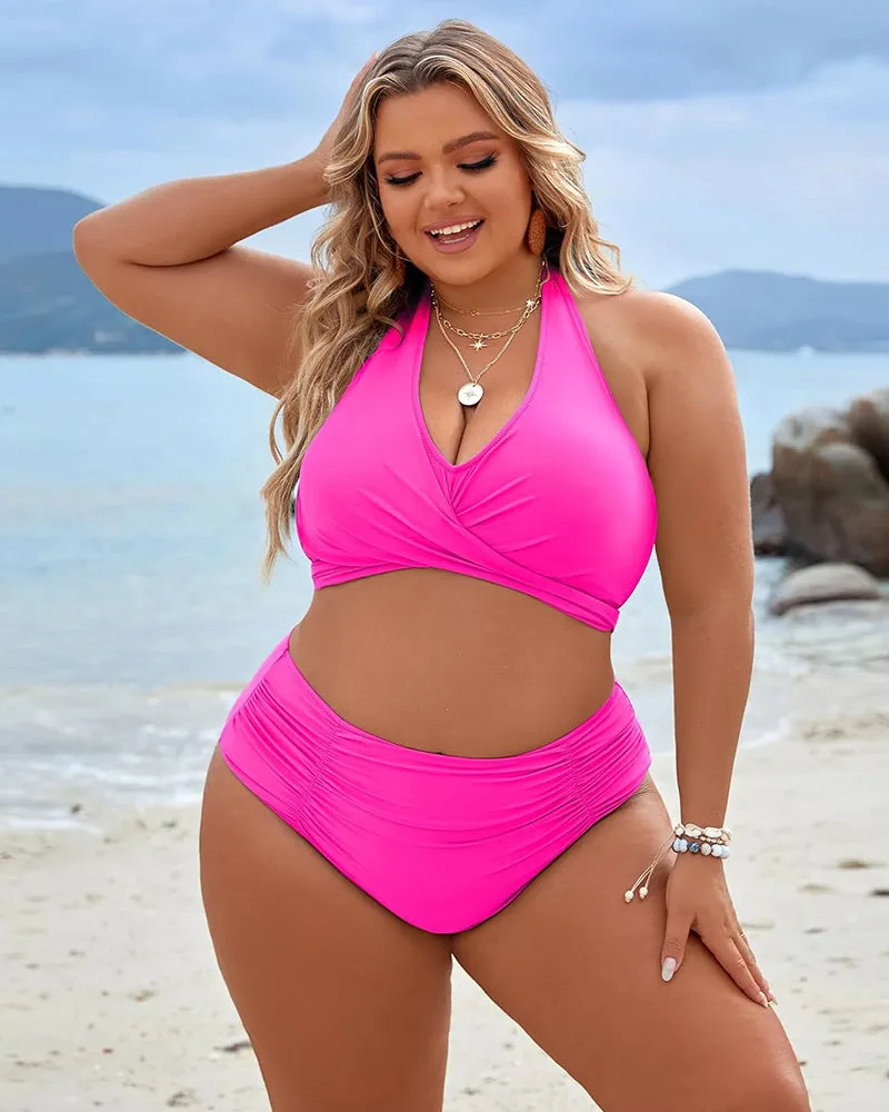 🔥NEW🔥Shecurve® Tummy Control Bathing Suits Modest High Waisted Bikini Sets