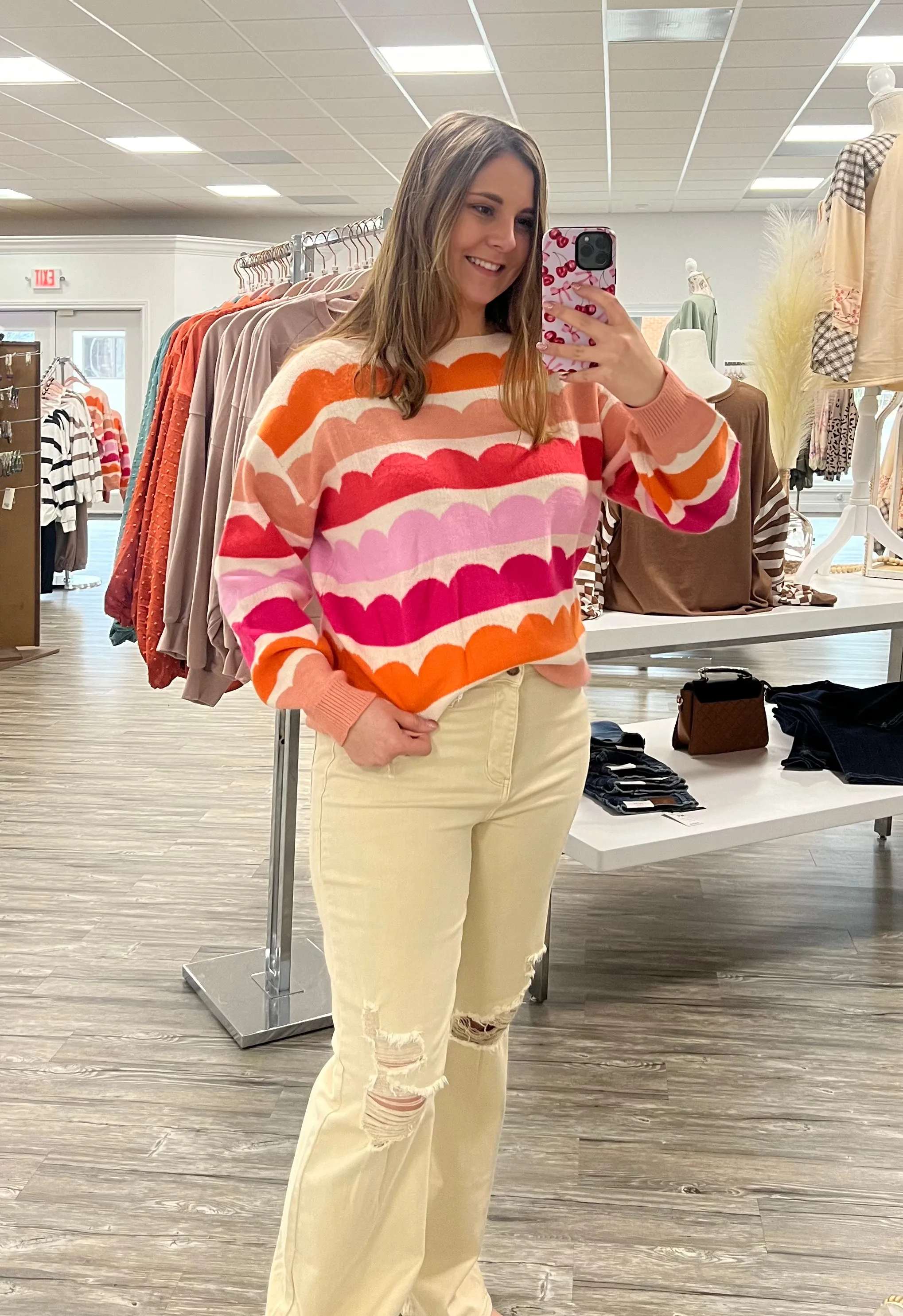 Sunset Waves Sweater