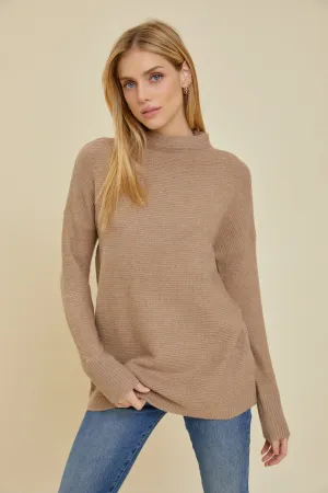 Taupe Tunic Sweater