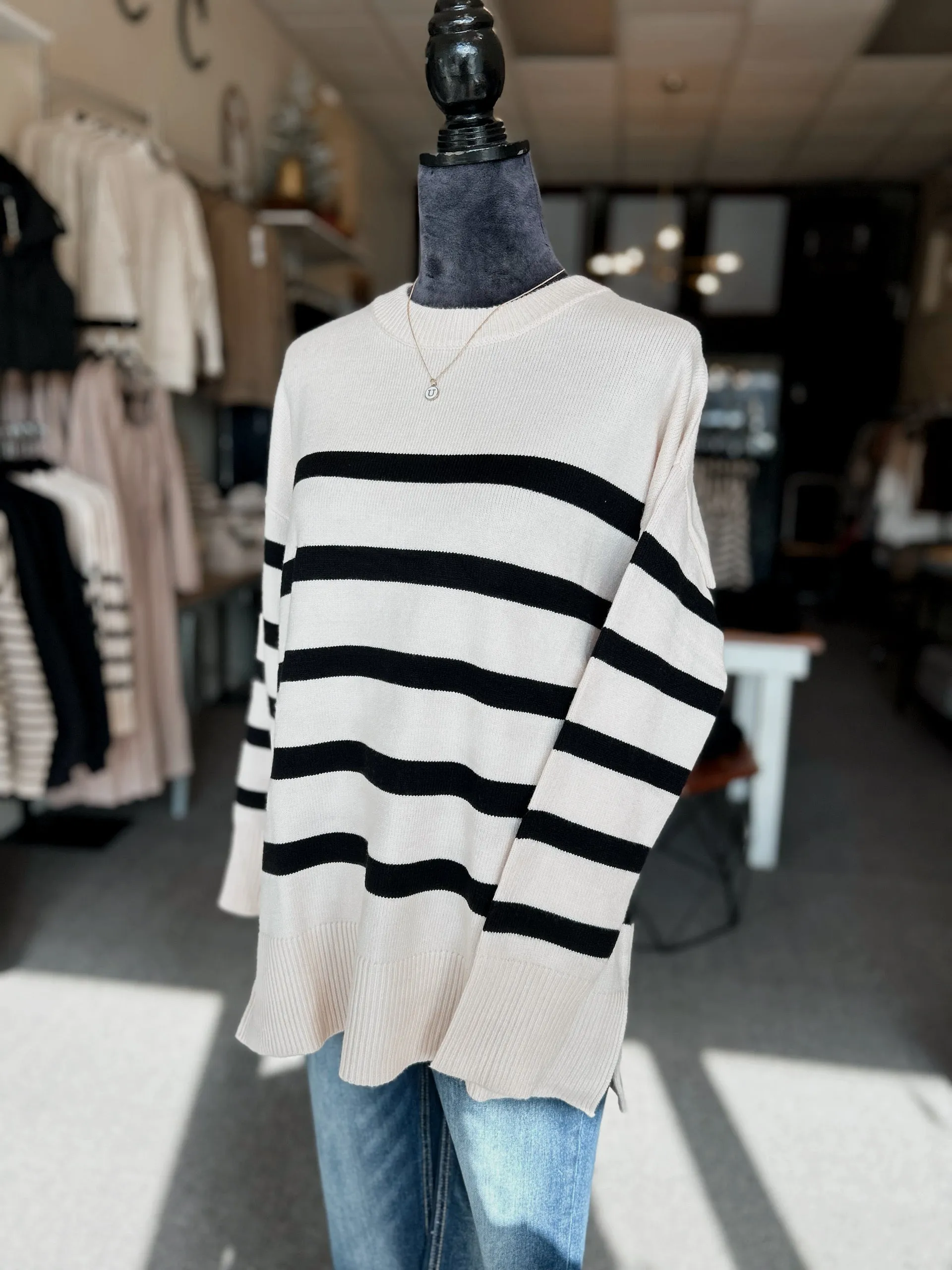 Timeless Striped Sweater