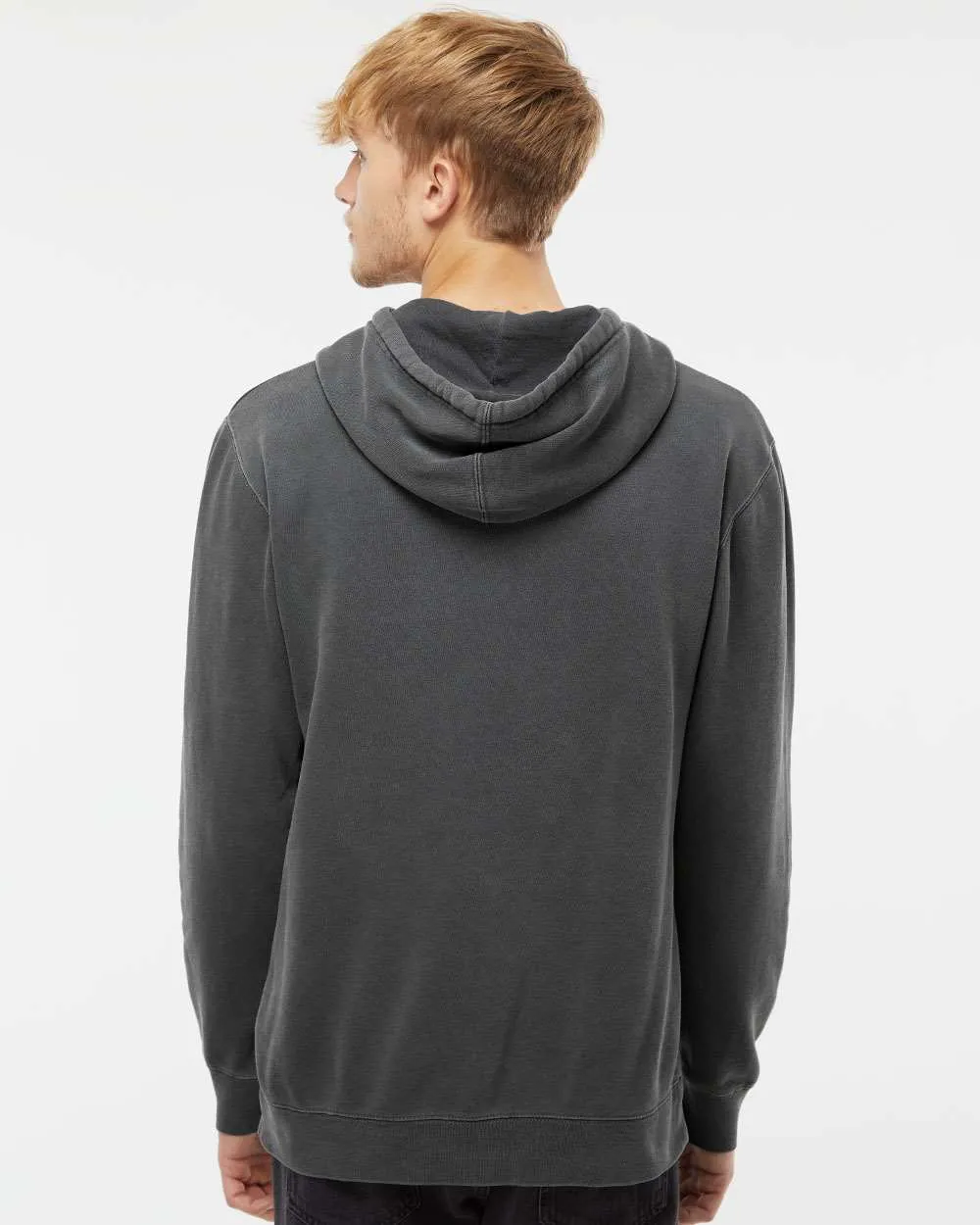 Unisex Midweight Pigment Dyed Hooded Pullover