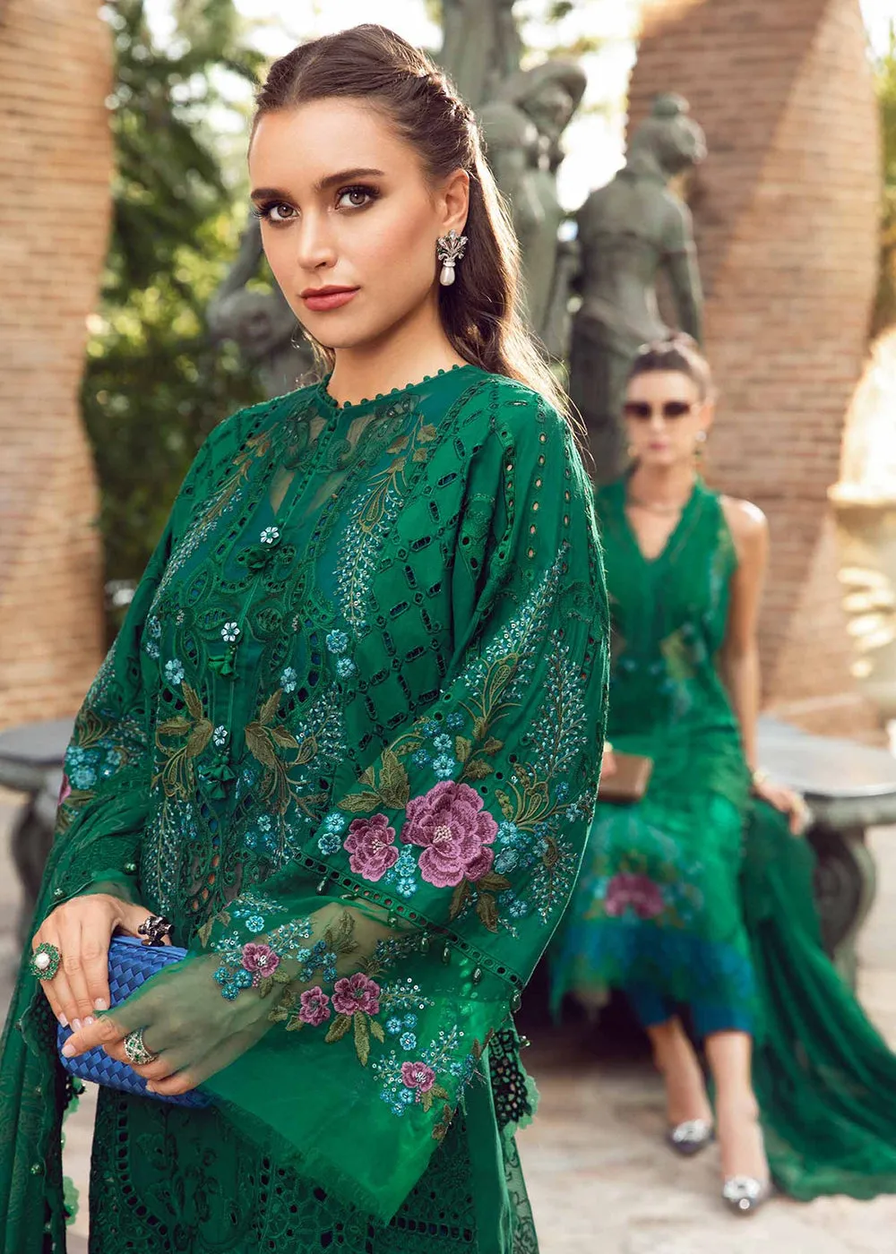 Unstitched Luxury Lawn Eid 2 Edition '24 by Maria B | EL-24-02