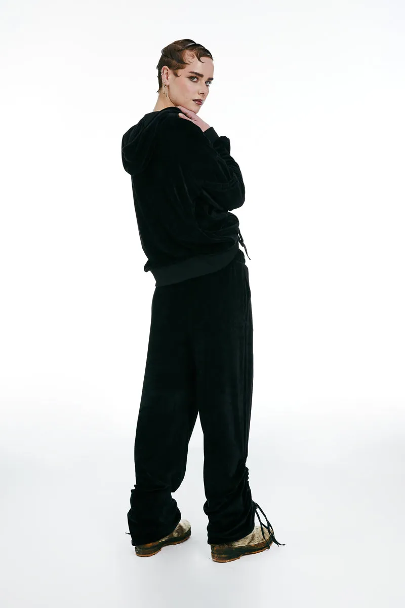 Velour Trouser Black