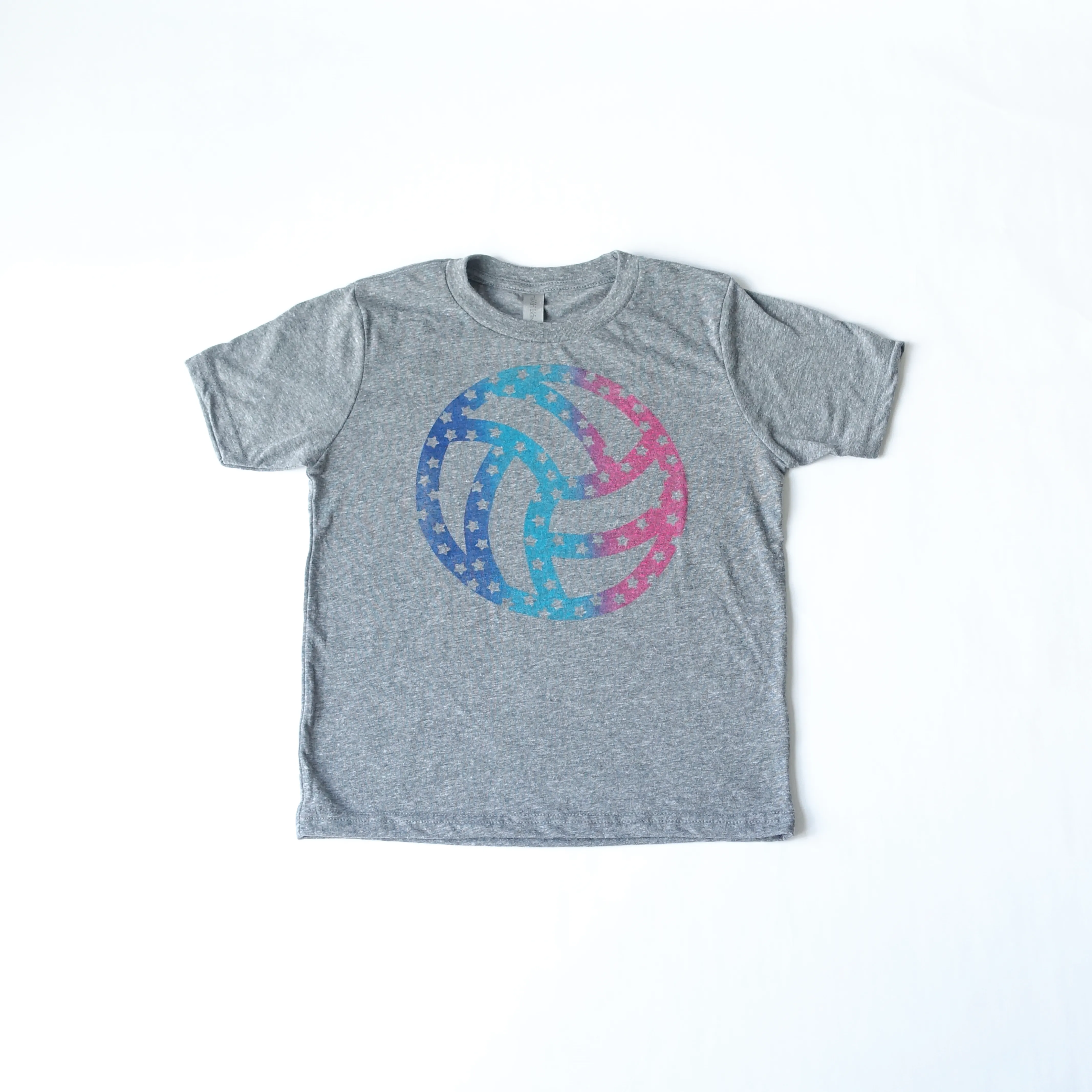 Volleyball Stars Multicolor Kids Tee