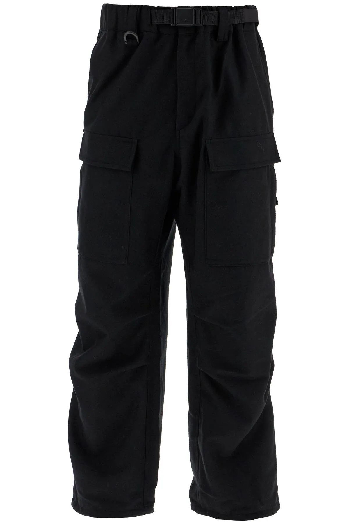 Y-3 flannel cargo pants for men